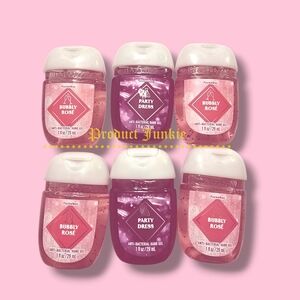 6 Variety Hand Sanitizers by Bath and Body Works
